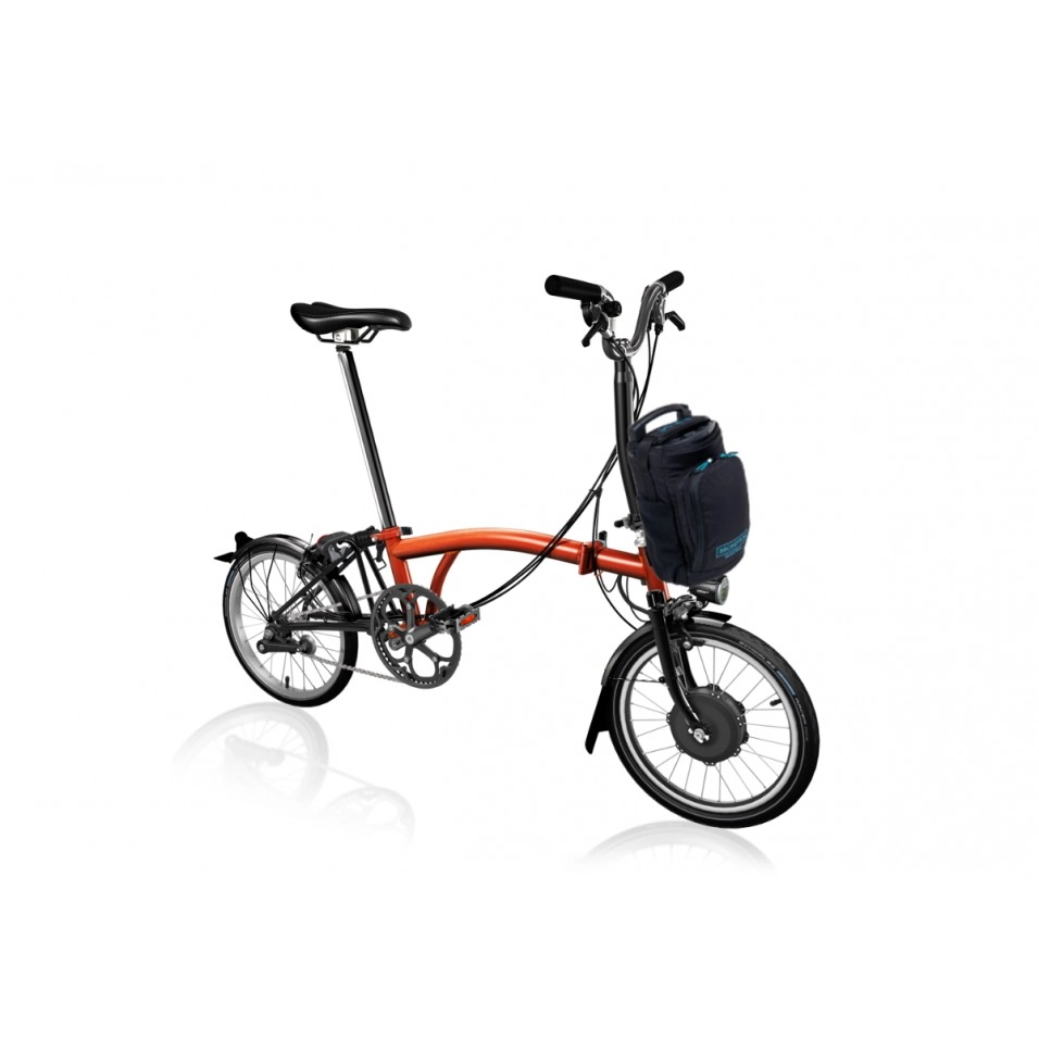 Bicicleta Brompton E-M6L P50 Flame Laquer 3 Bicicleta Brompton E-M6L P50 Flame Laquer