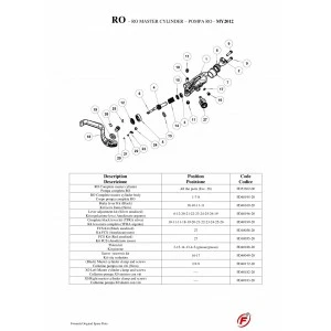 Kit Levier FORMULA FD40169-20 The One R1 RO 2012 Lever Kit 4 Kit Levier FORMULA FD40169-20 The One R1 RO 2012 Lever Kit – Image 2