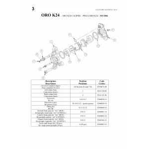 Kit Vis Etrier FORMULA FD40058-10 ORO K24 2006-07 / BIANCO 2007/ Caliper Screw 4 Kit Vis Etrier FORMULA FD40058-10 ORO K24 2006-07 / BIANCO 2007/ Caliper Screw – Image 2