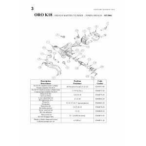 Vis De Réglage Levier FORMULA FD40064-20 ORO K18 K24 Puro Bianco / Lever Adjustement Kit 5 Vis De Réglage Levier FORMULA FD40064-20 ORO K18 K24 Puro Bianco / Lever Adjustement Kit – Image 3